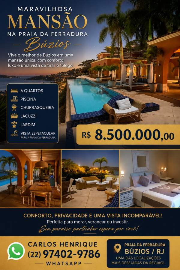 Casa, 6 quartos, 1100 m² - Foto 1