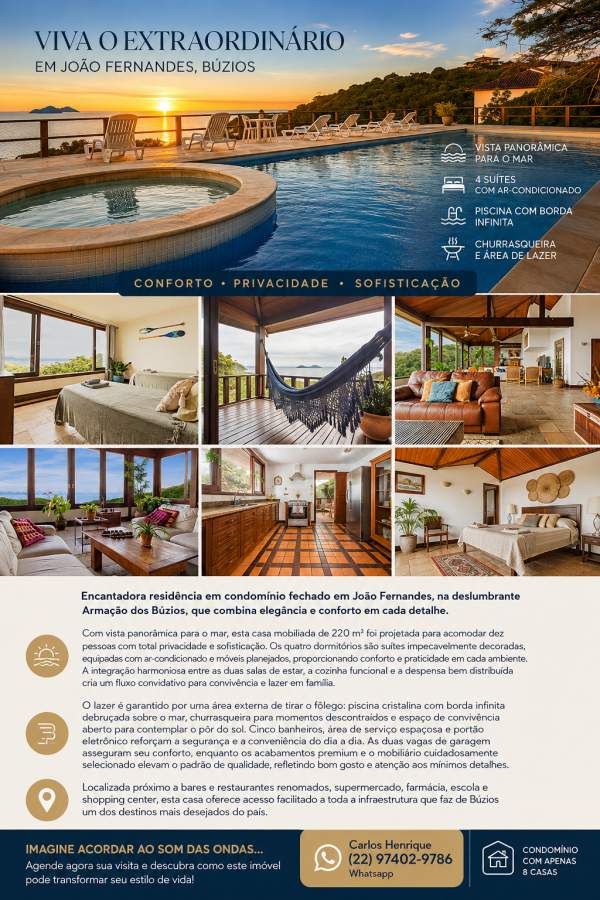 Casa de Condomínio, 4 quartos - Foto 1